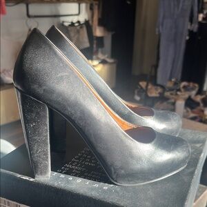 Chic Black Women's Block Heels